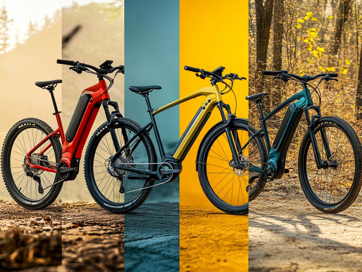 What Are the Key Features of Each E-Bike Model?