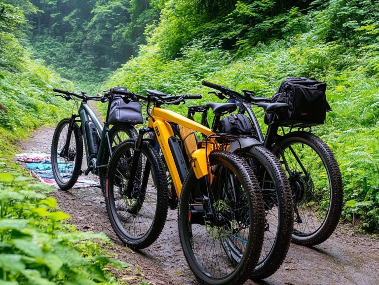 5 Best E-Bikes for Weekend Adventures