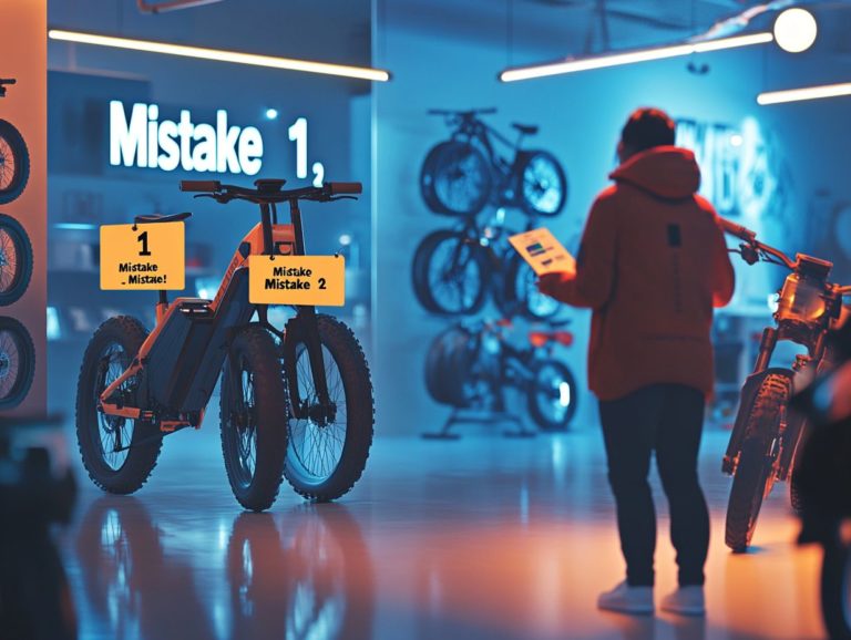 5 Common Mistakes When Buying E-Bikes