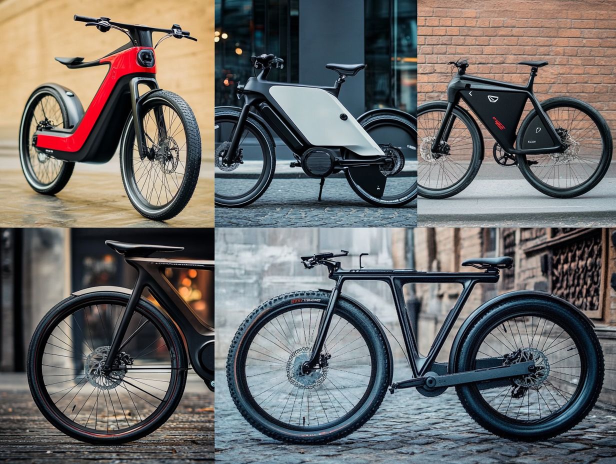 Visual summary of key e-bike features.