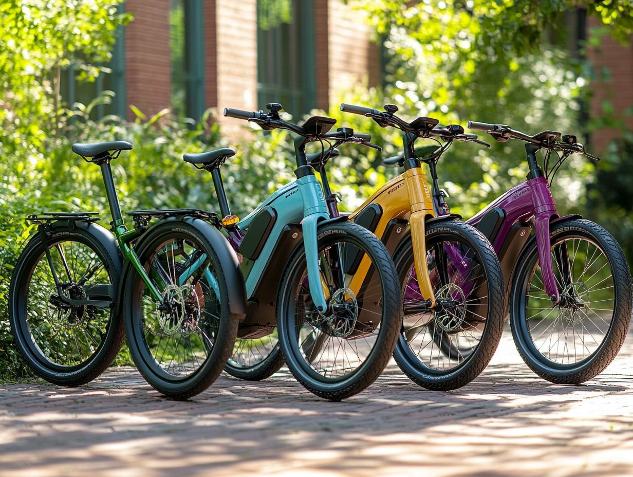 Giant Bicycles electric bike lineup