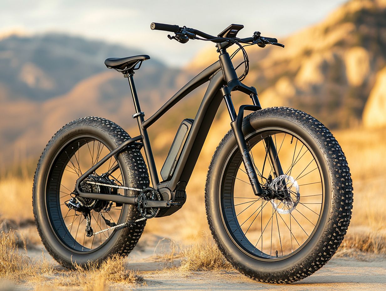 Image showing frequently asked questions about electric mountain bikes