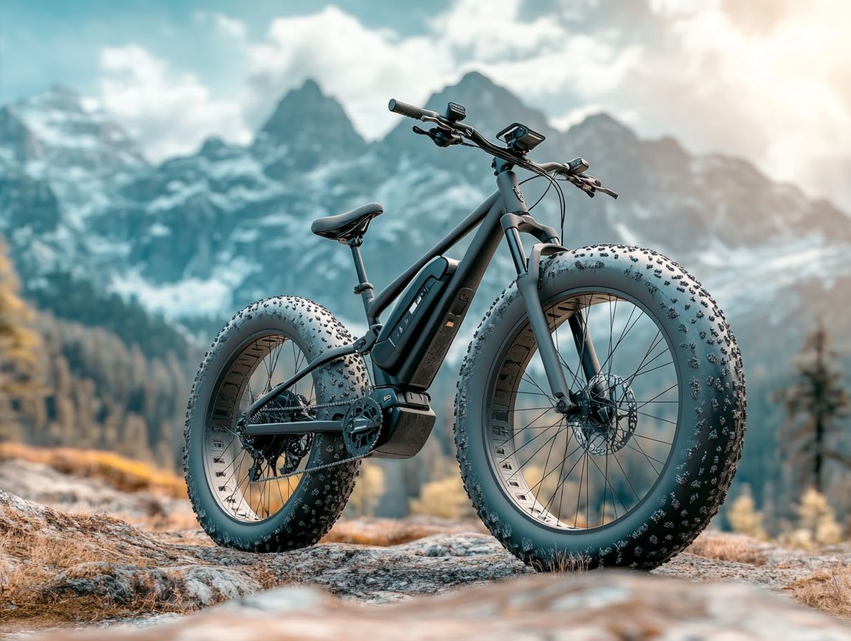 Illustration of eBike suspension systems