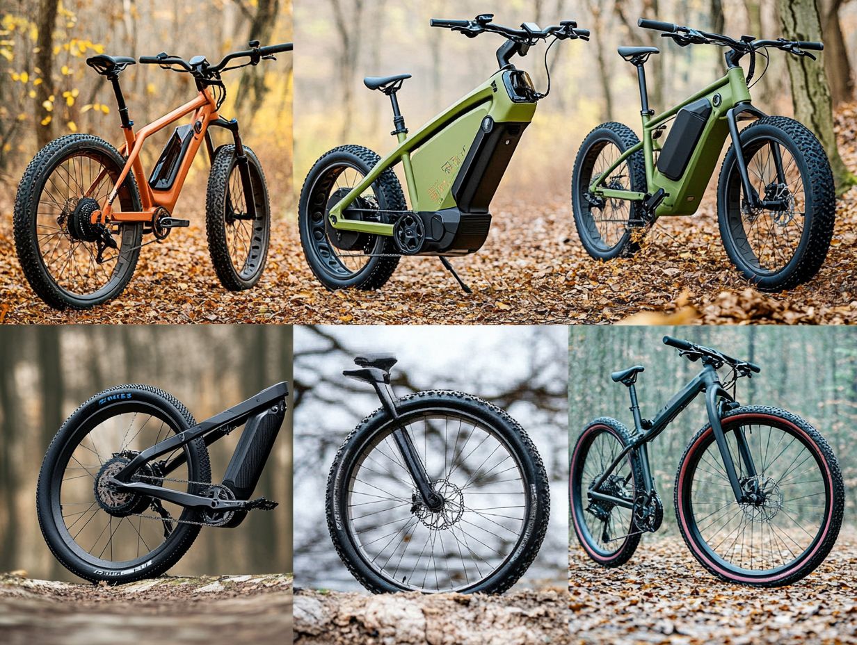 Image of Giant Bicycles showcasing their latest electric bike models.