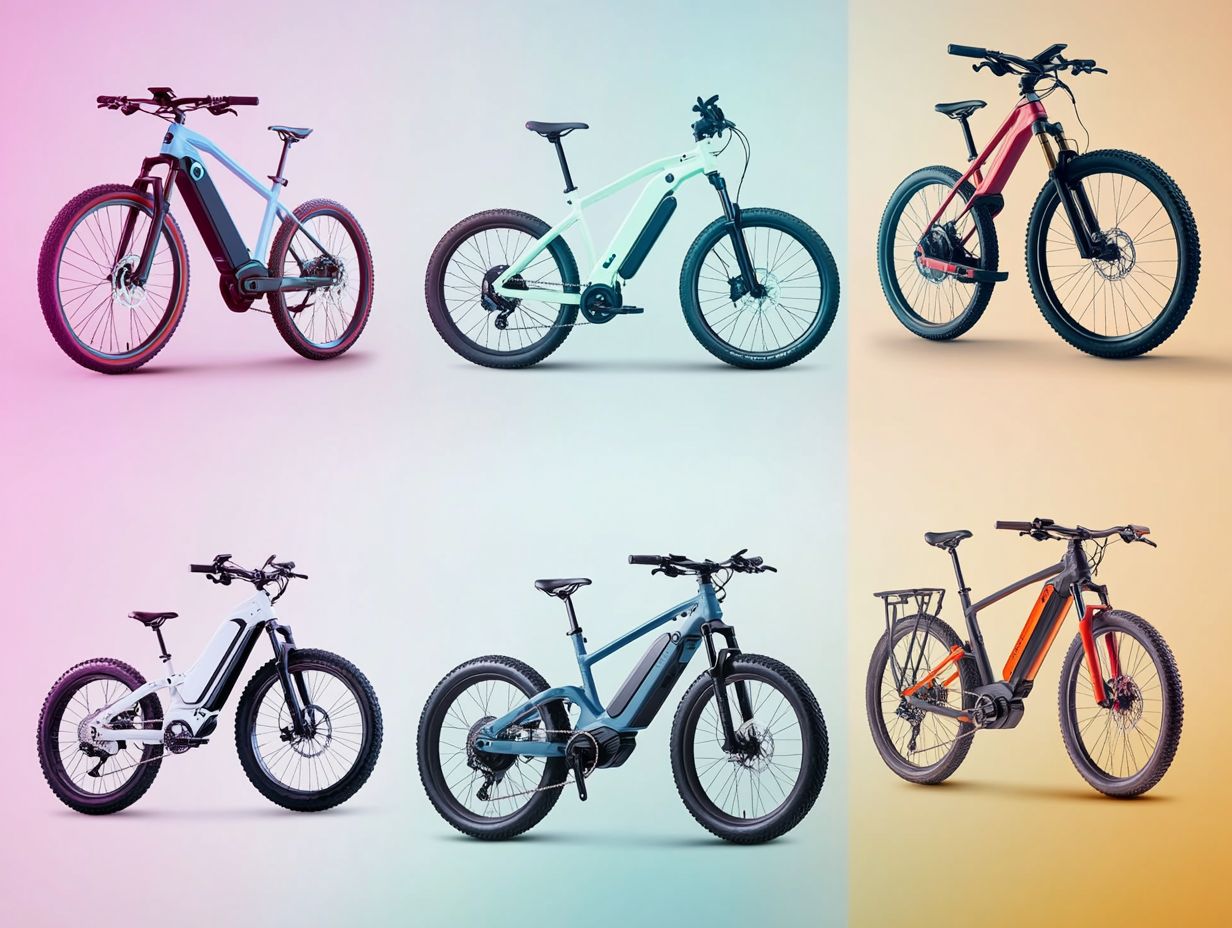 Graphical representation of frequently asked questions about electric bicycle brands