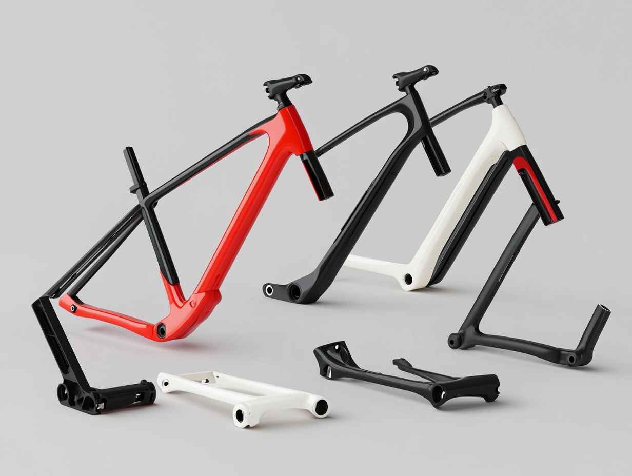 City/commuter frame designed for urban environments with a more upright riding position.