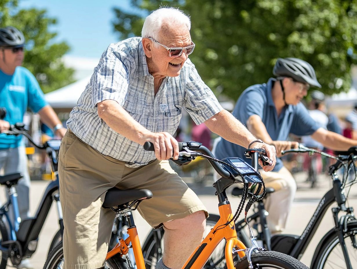 What are the benefits of using an electric bicycle for seniors?