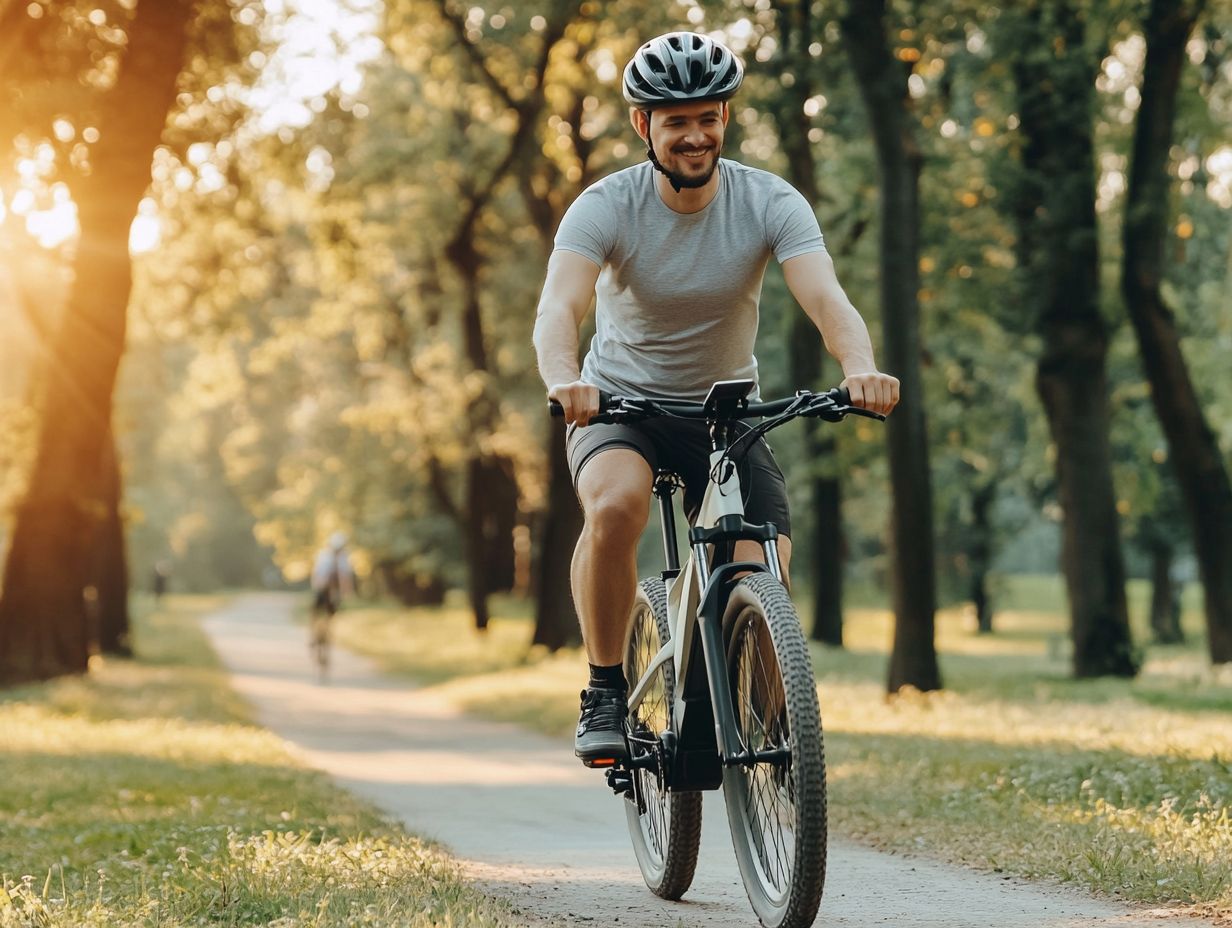 Key Takeaways about the benefits of electric bicycles for fitness