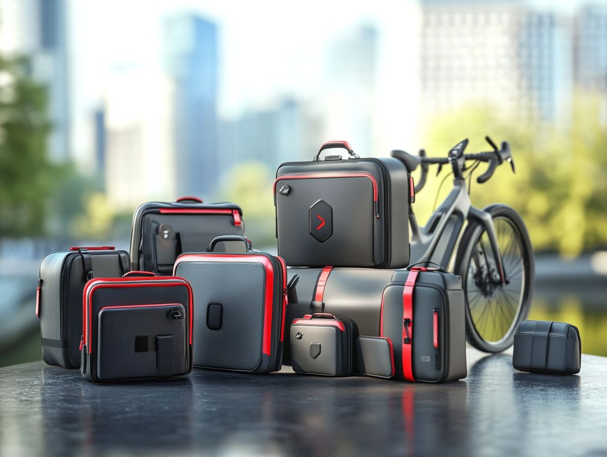 Stylish bicycle bags suited for commuters