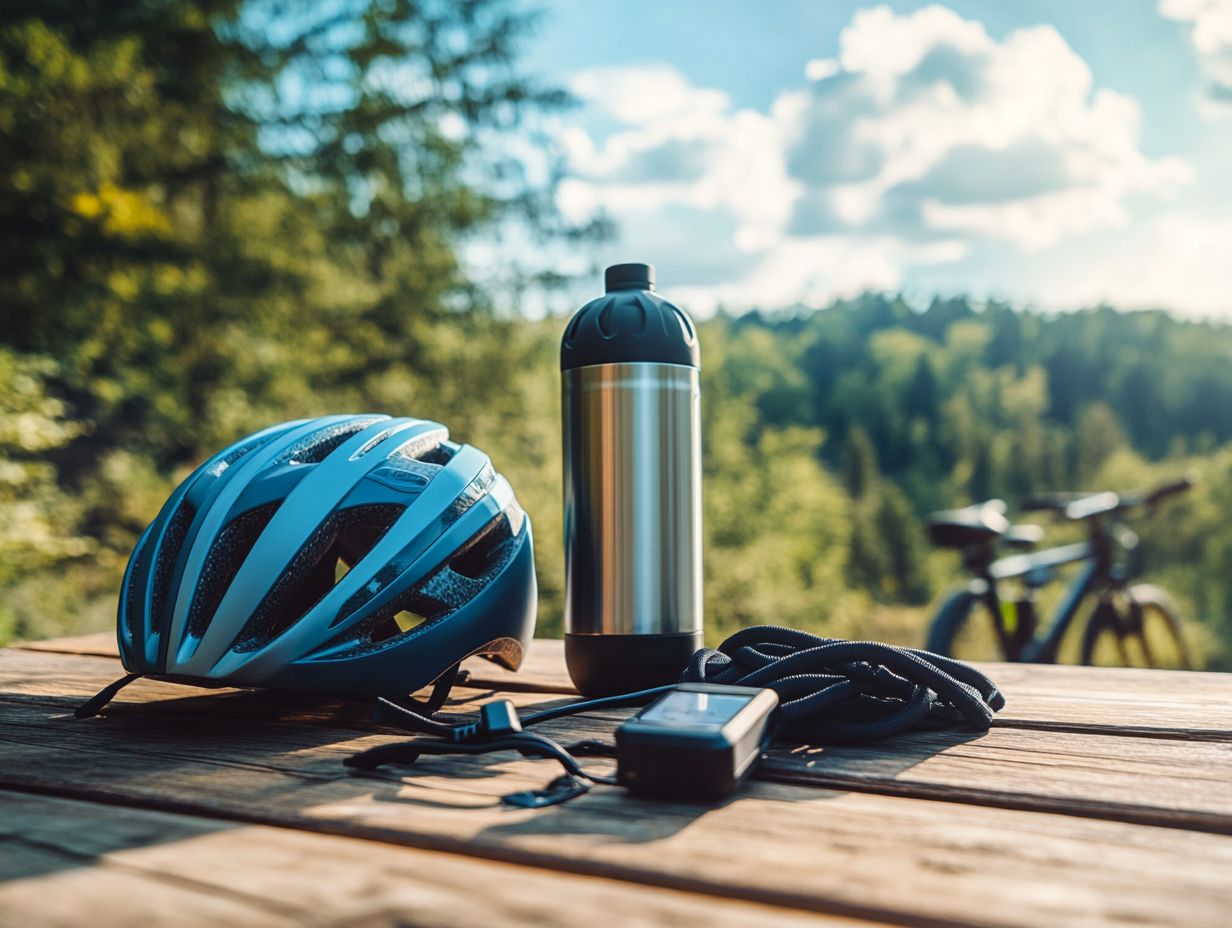 A visual guide to essential e-bike accessories.