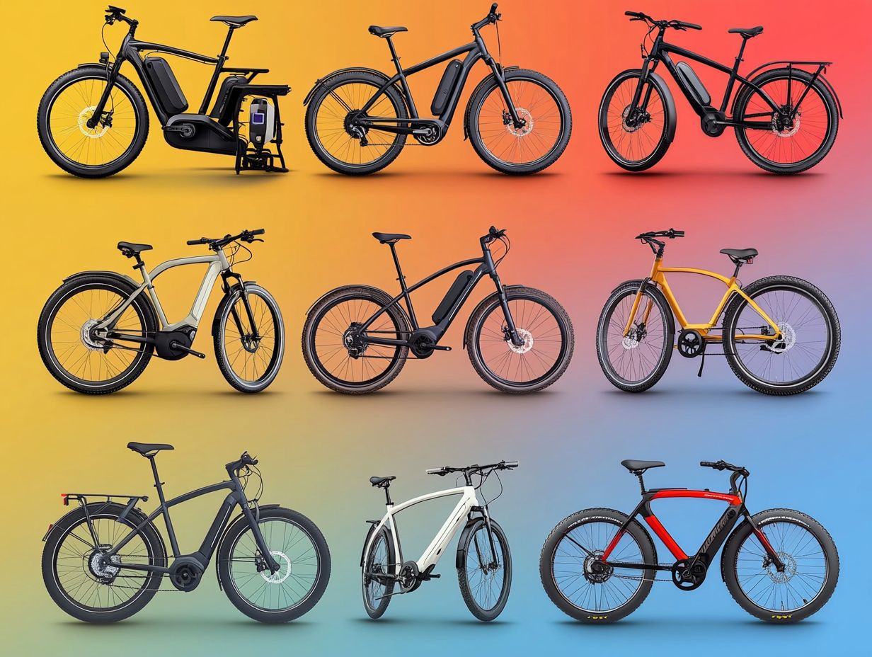 Comparison of electric bicycle brands features