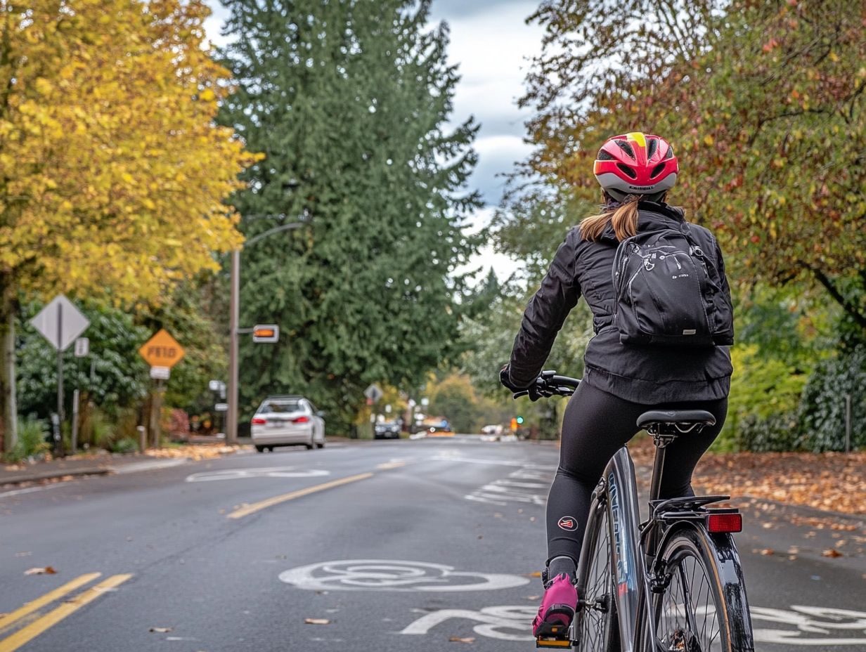 Image illustrating penalties for not wearing a helmet while riding an electric bicycle.