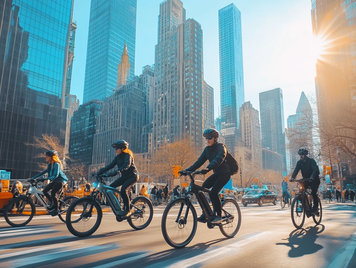 Illustrative summary of electric bicycle laws for New York City commuters.