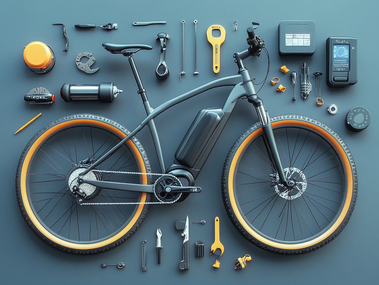 Electric bicycle maintenance checklist highlights