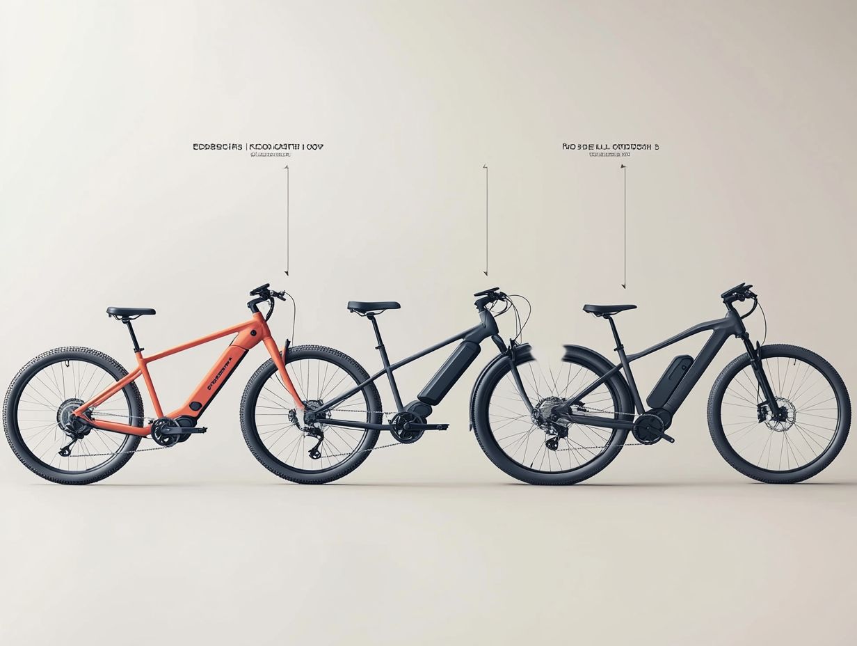 Infographic explaining factors that affect electric bicycle customization and cost