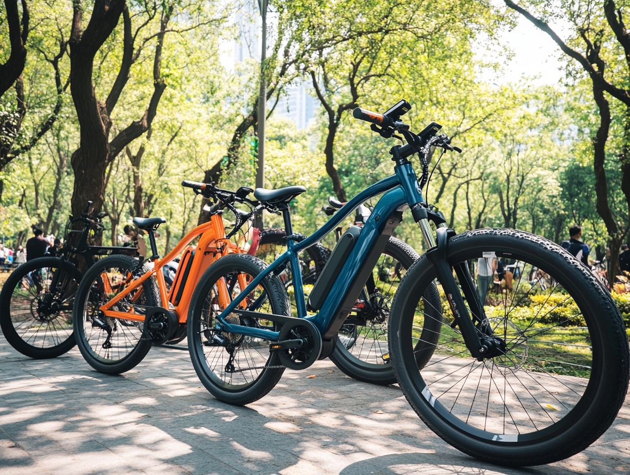 Different types of electric bicycles suitable for all ages