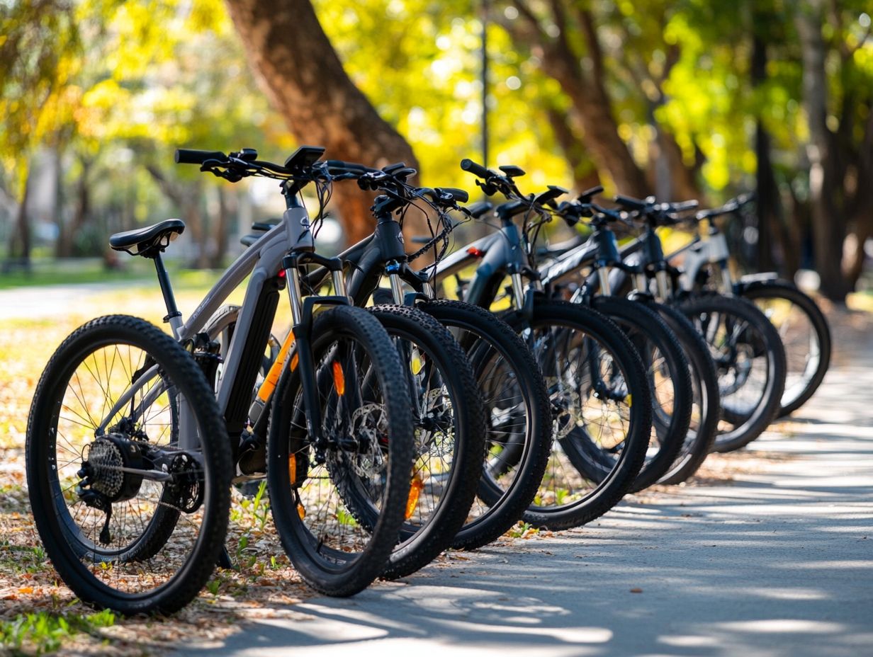 What are the different types of electric bicycles?