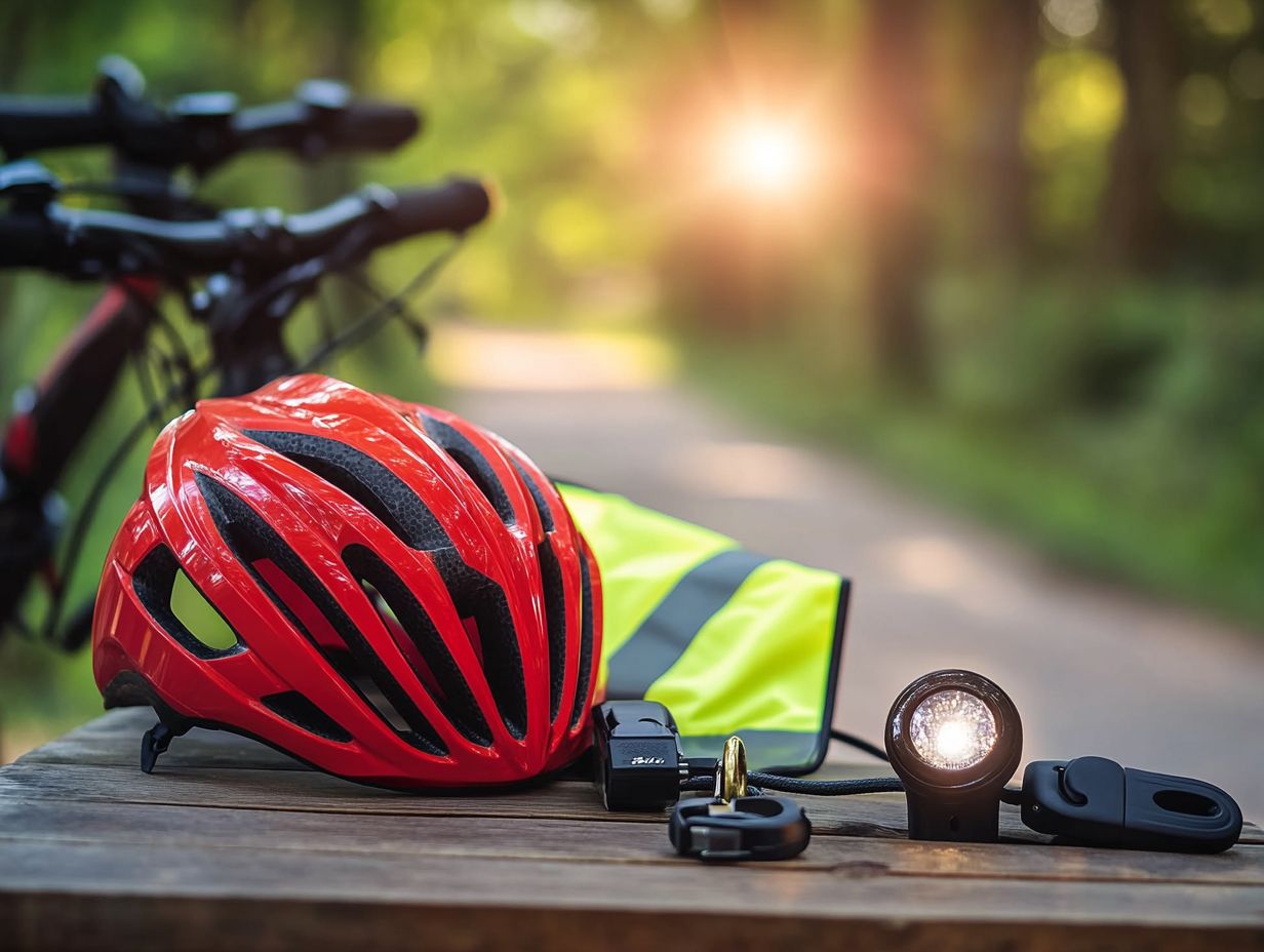 Image of a rear view camera installed on an e-bike