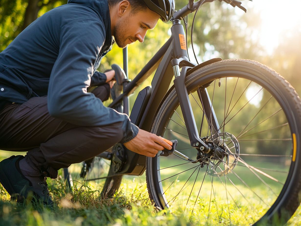 How do I reset my electric bicycle?