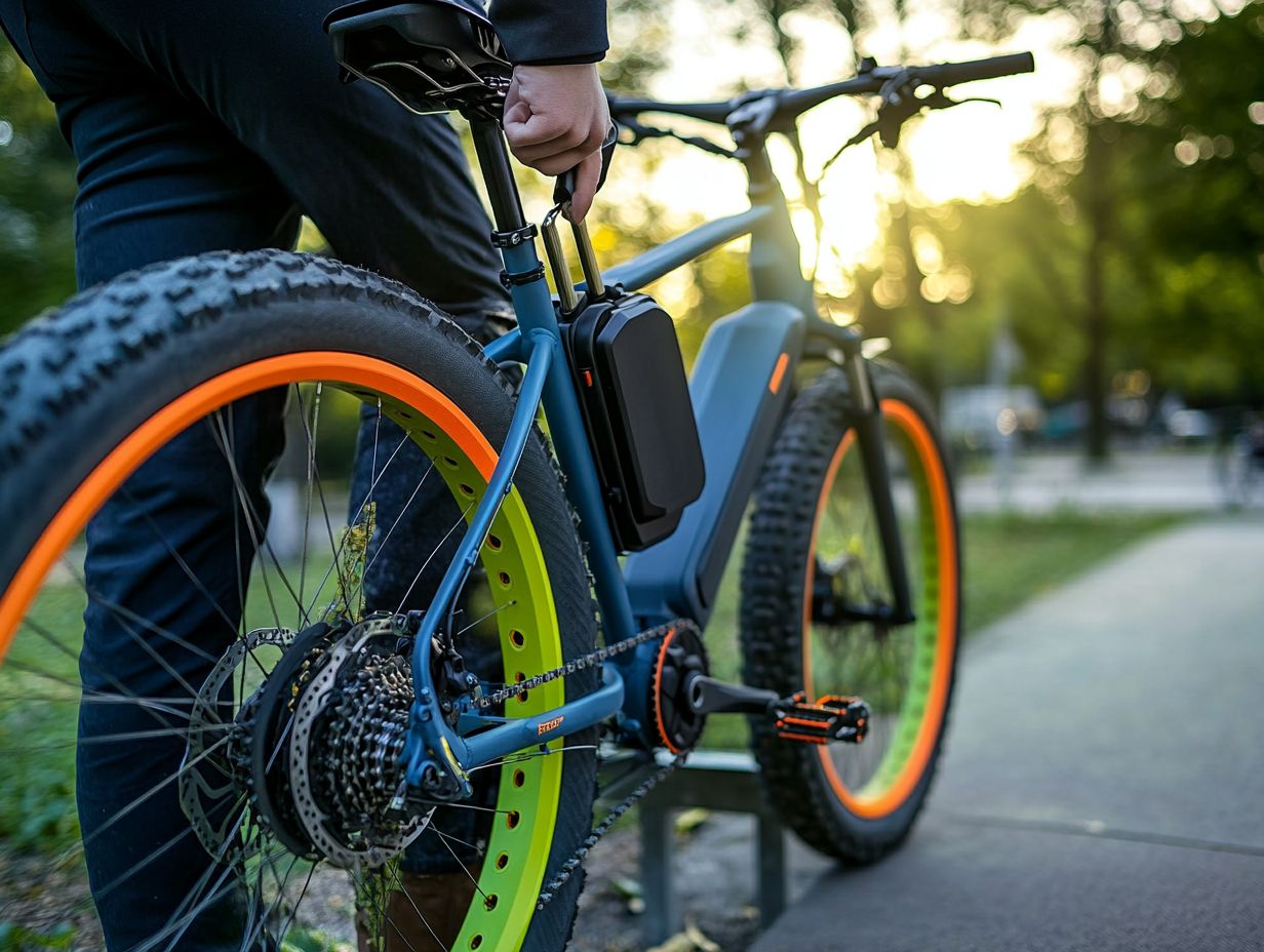 A high-quality U-lock and chain lock for electric bicycles