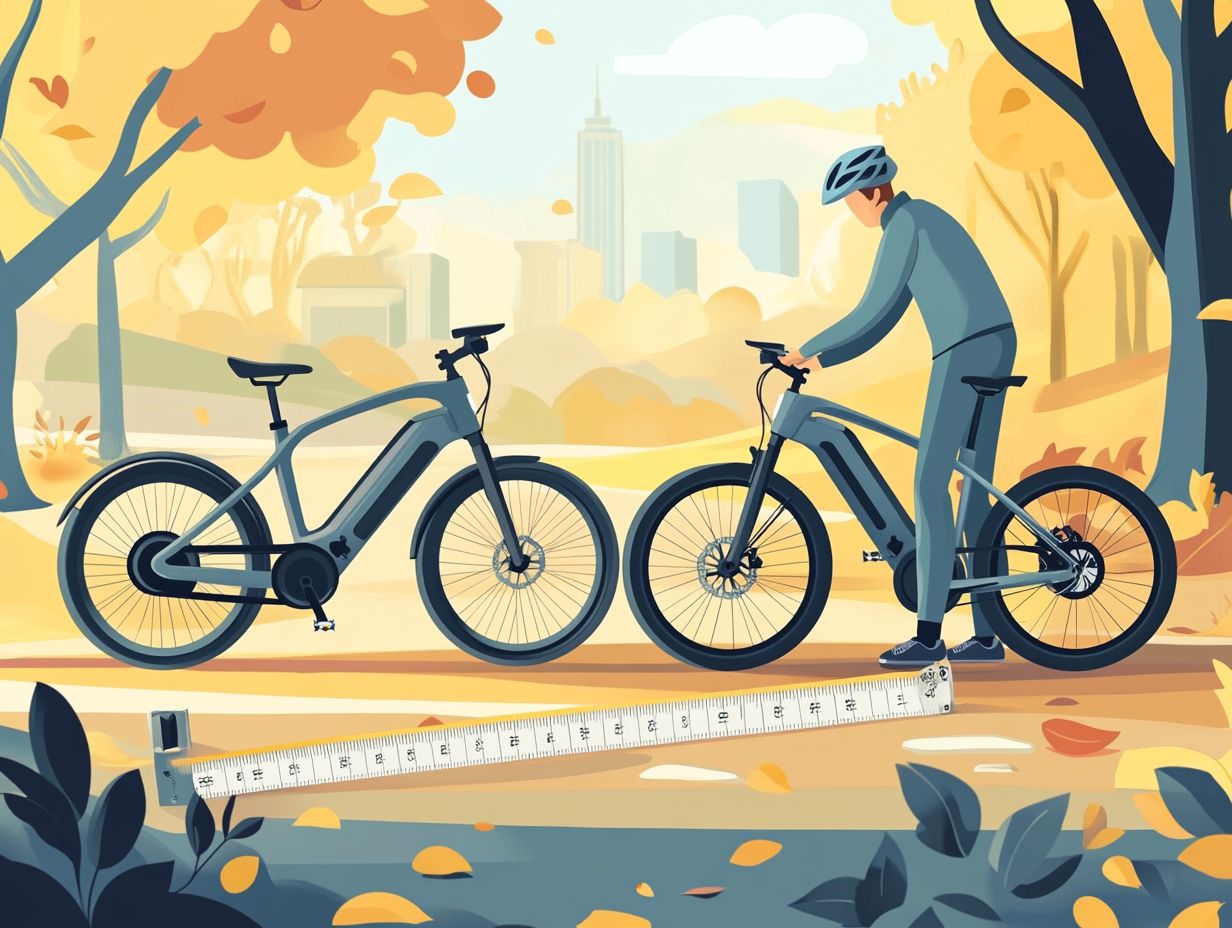 Infographic on How to Choose the Right Electric Bicycle Size