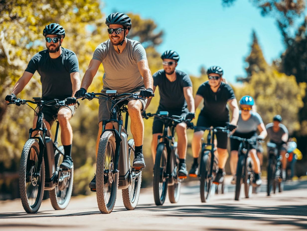 A cyclist navigating diverse terrains to find the right e-bike.