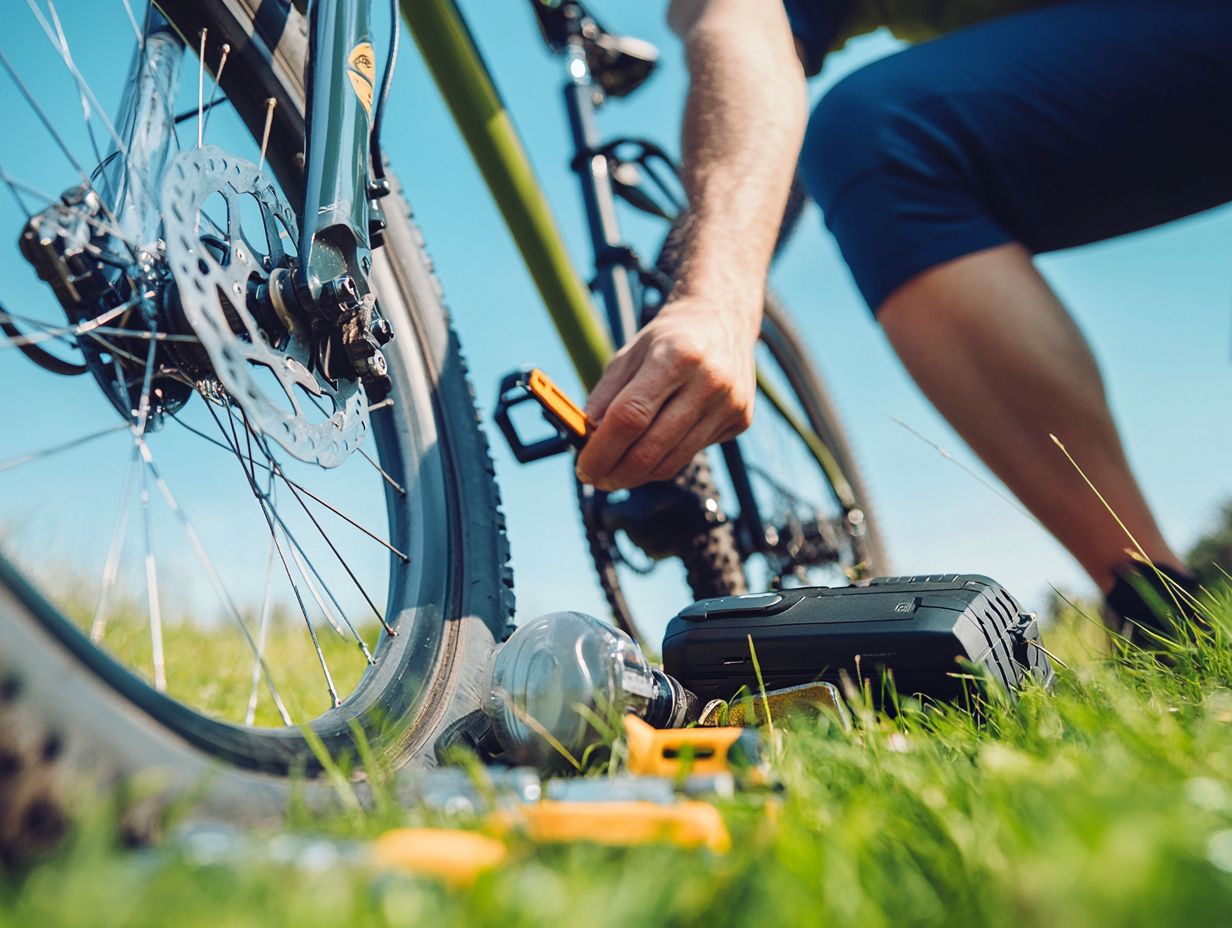 A step-by-step guide on chain lubrication and cleaning for electric bikes.