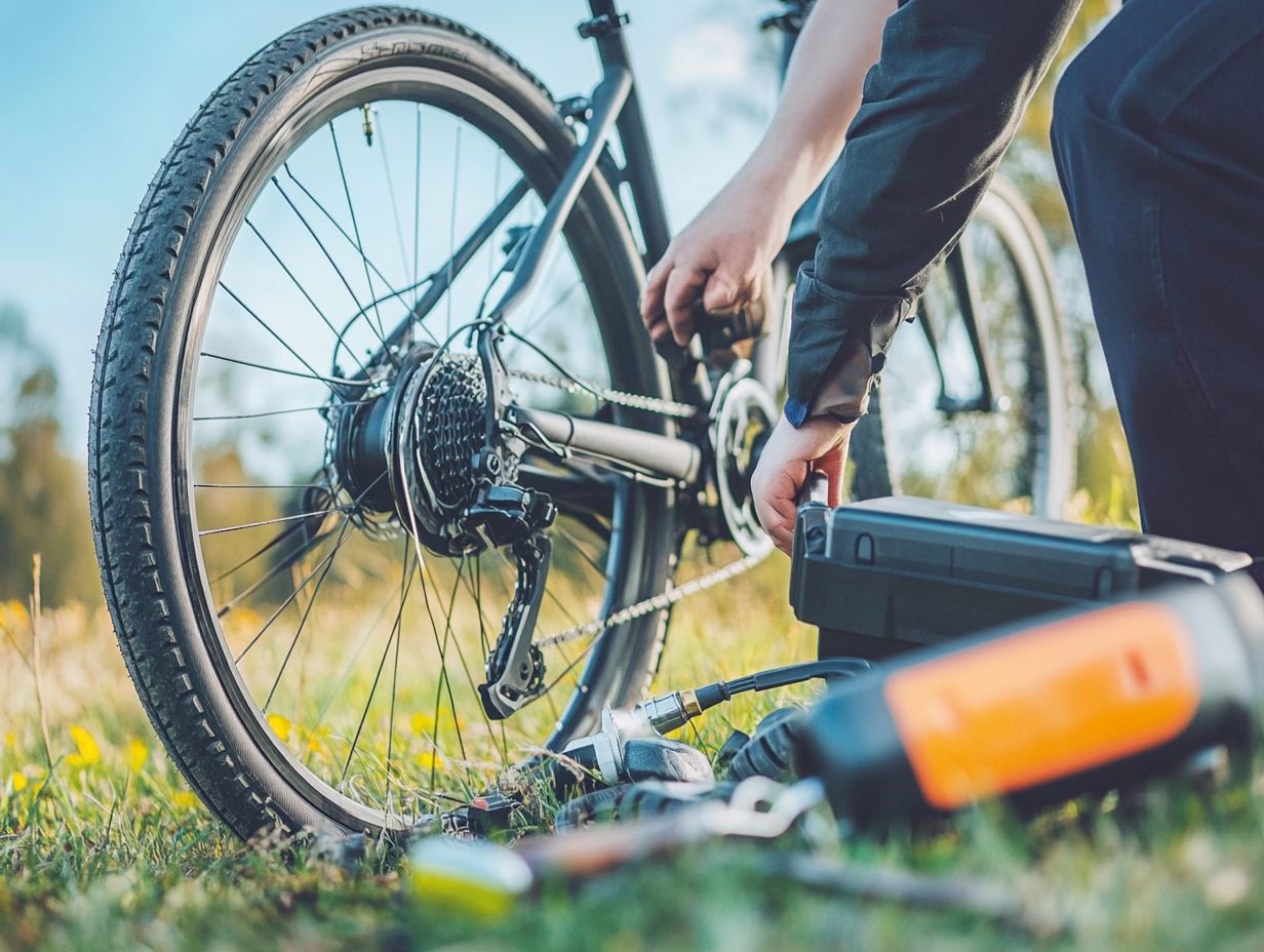 Visual guide on electric bicycle maintenance questions