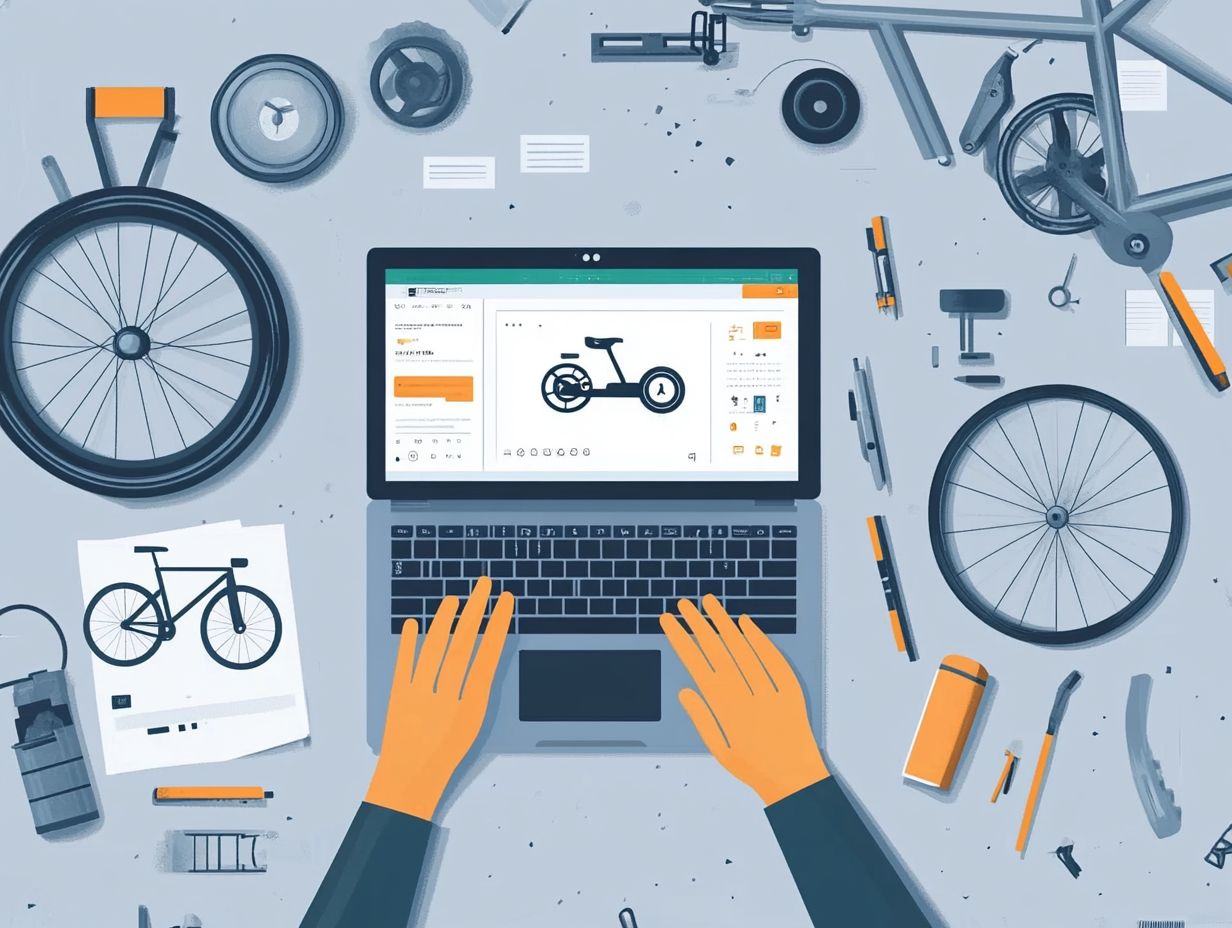 Image illustrating key takeaways for electric bicycle software updates