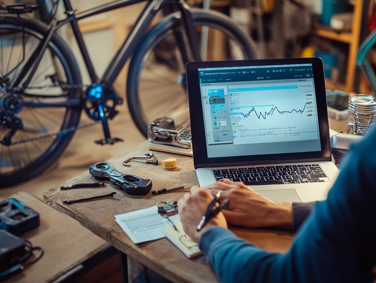 Illustration explaining the importance of handling electric bicycle software updates.