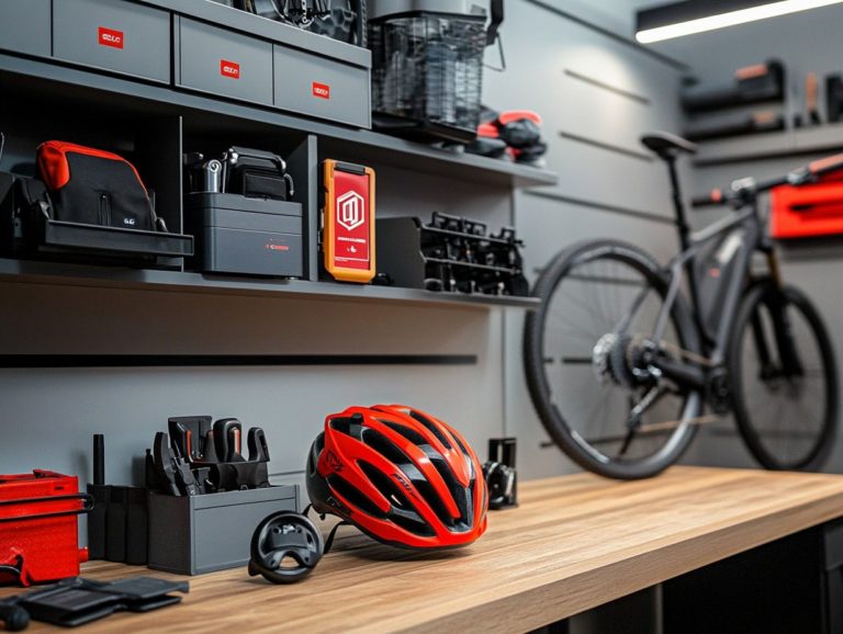 How to Keep Your E-Bike Accessories Organized