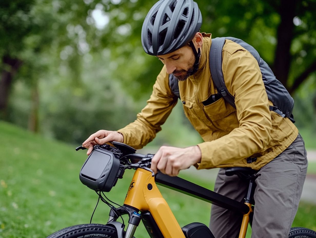 What type of clothing should I wear while riding my electric bicycle?