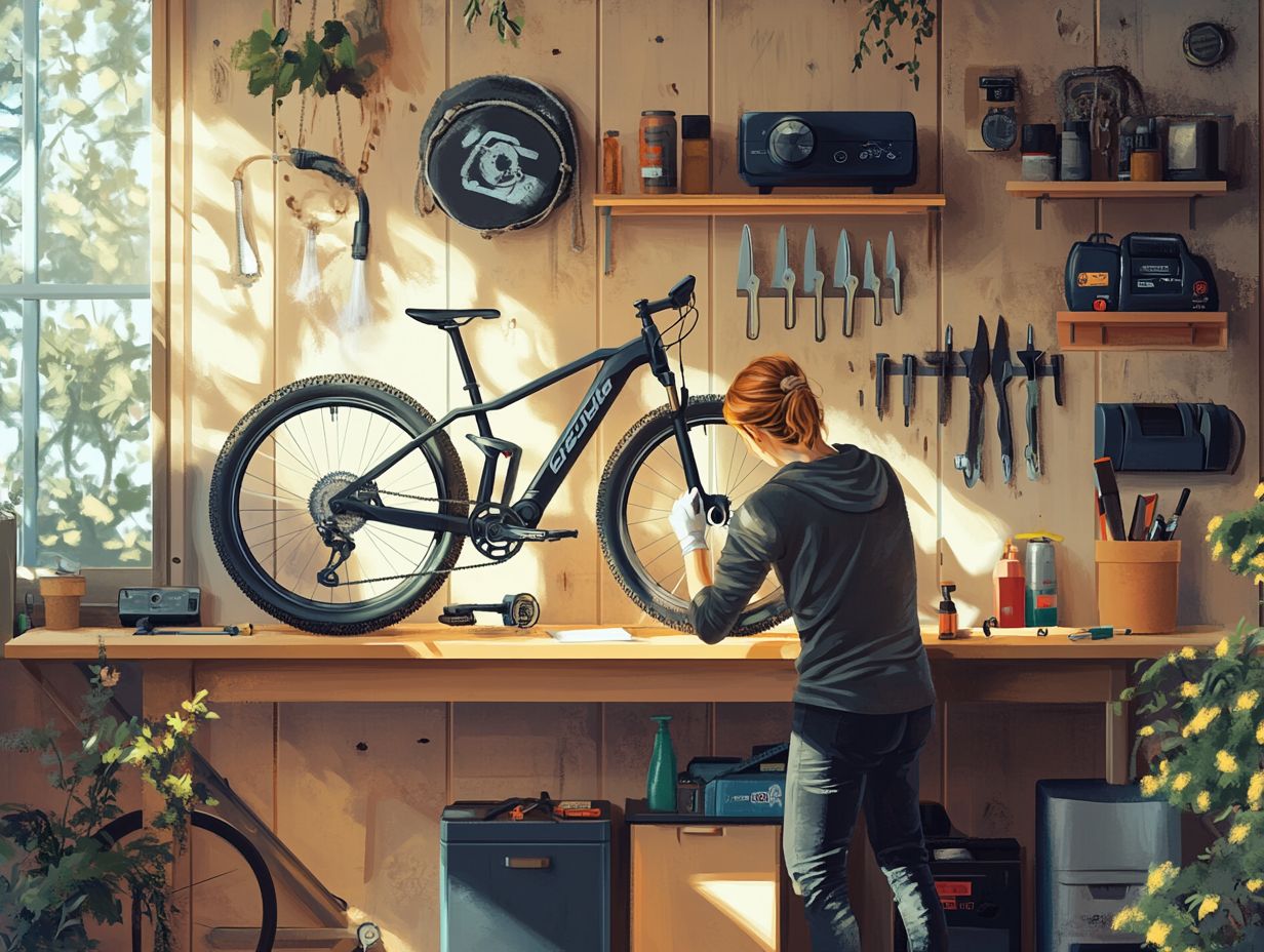 Image depicting troubleshooting common issues with e-bike accessories