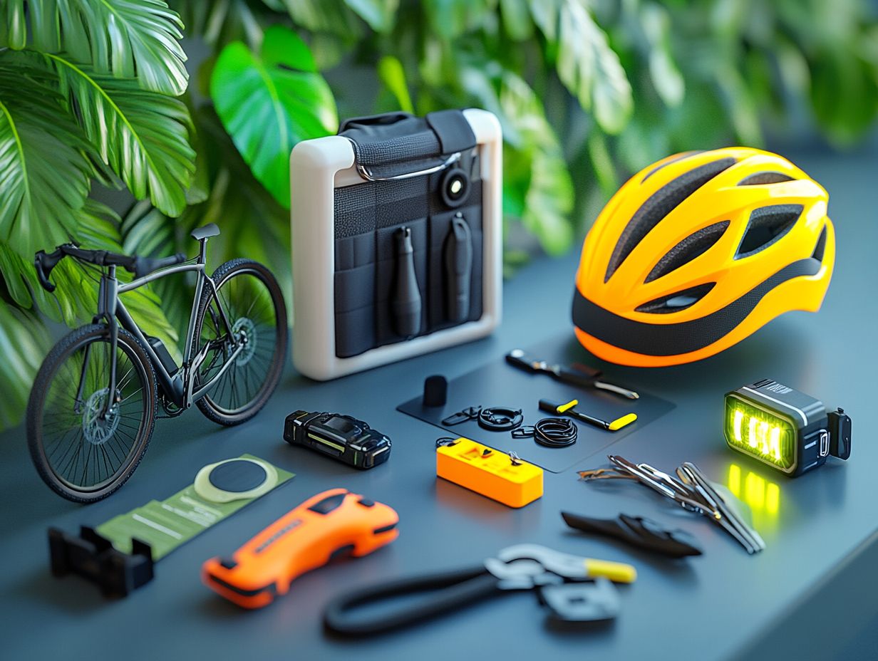 Reflectors and Lights for E-Bike Safety