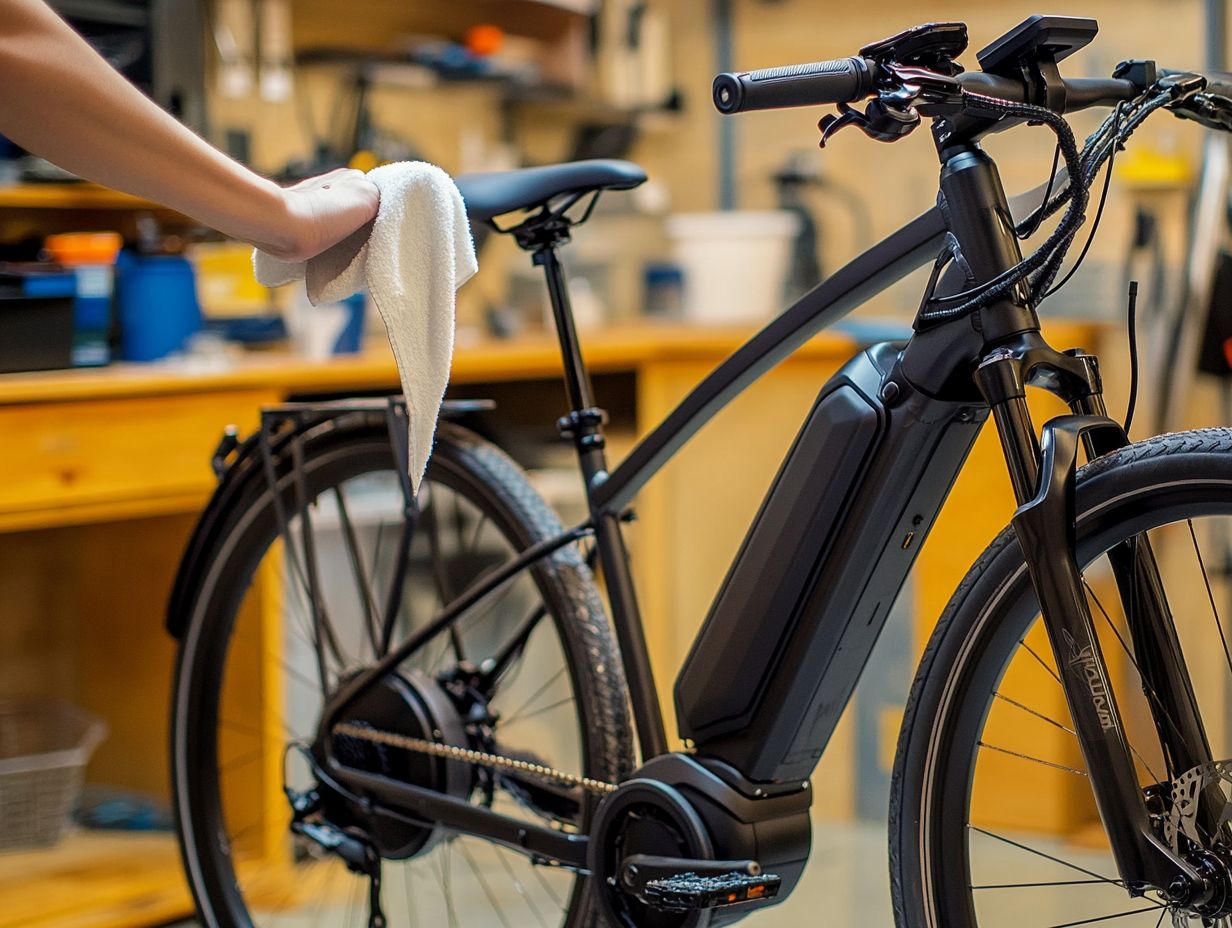 A clean electric bicycle