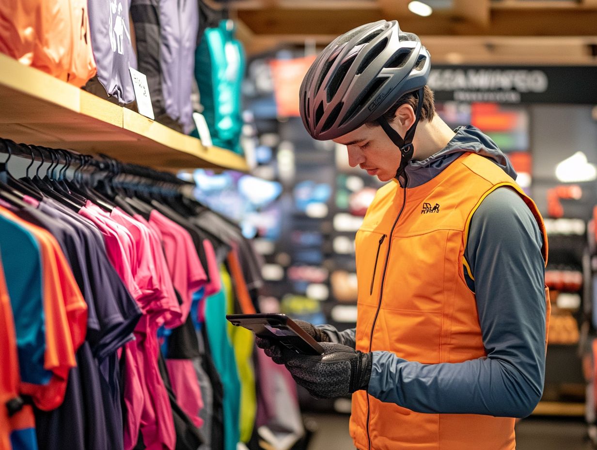 A collection of top E-Bike apparel accessories for safe and comfortable rides