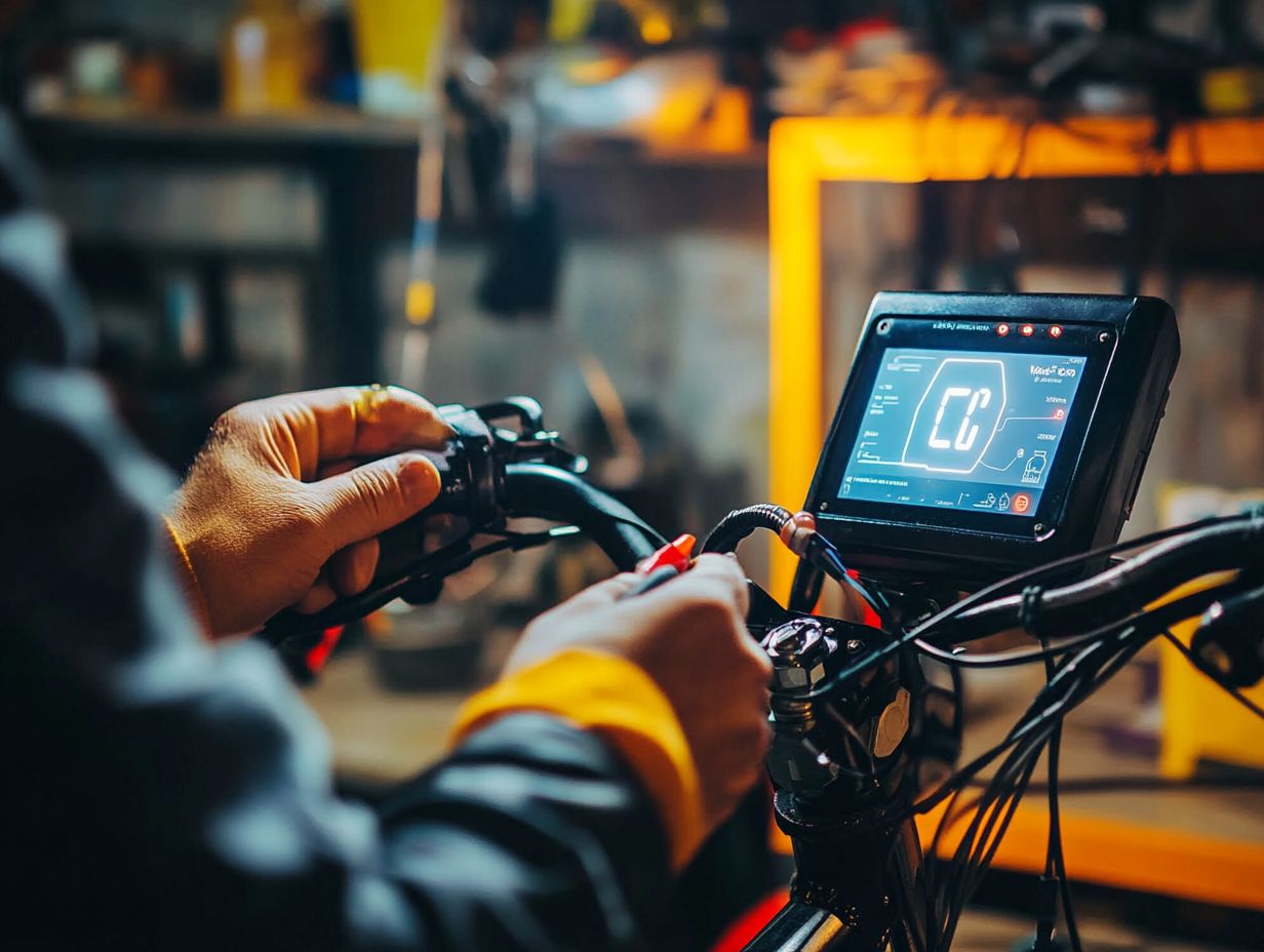 A guide to troubleshooting electric bicycle display issues