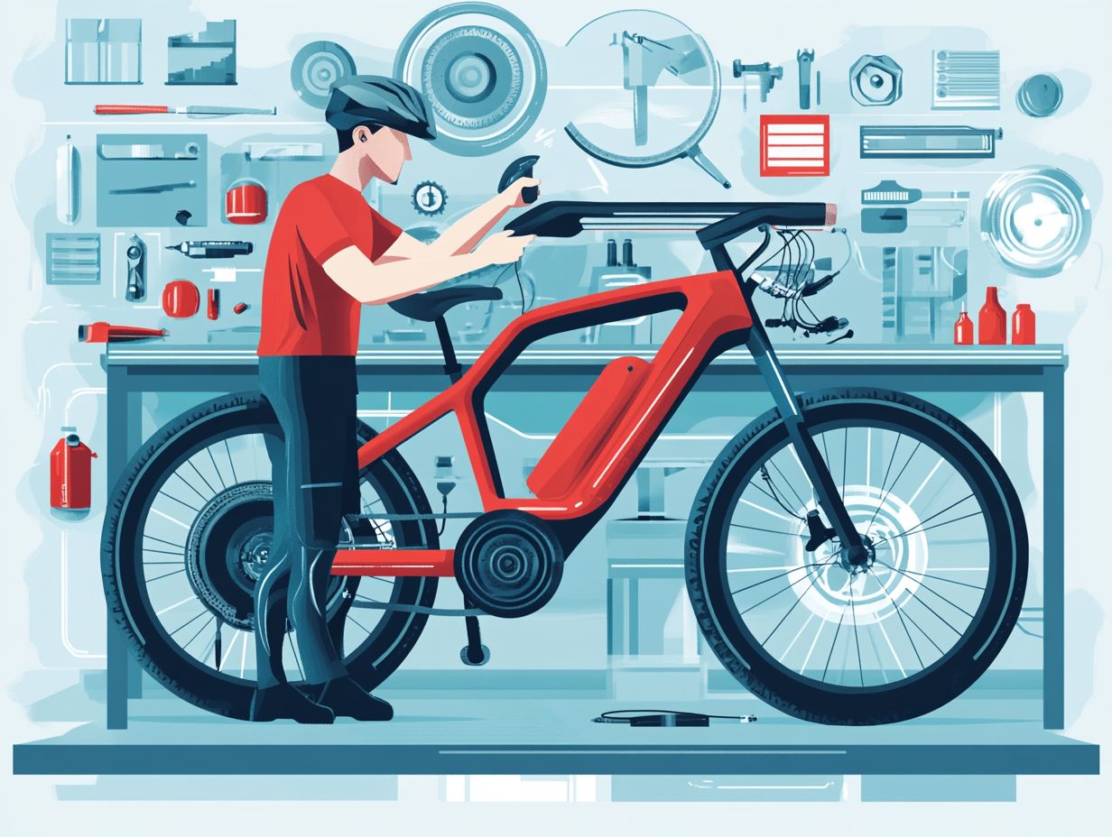 Image demonstrating how to choose a professional maintenance service for electric bicycles