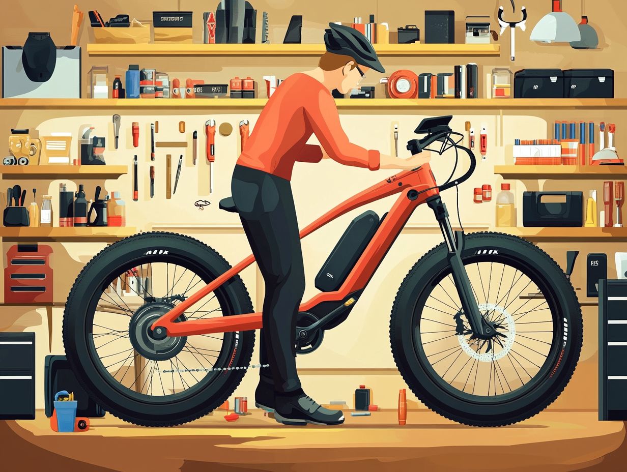 Benefits of regular e-bike maintenance illustration