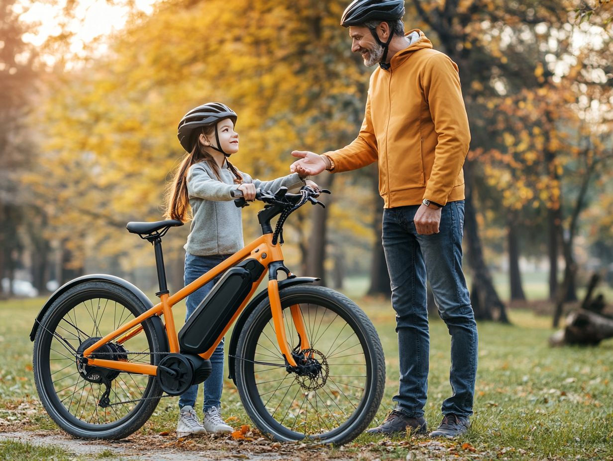 Are there any age restrictions for riding an electric bicycle?