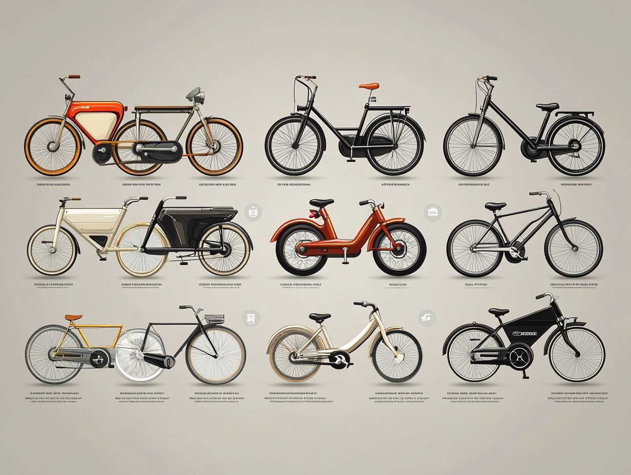 Electric Bicycle Evolution Infographic