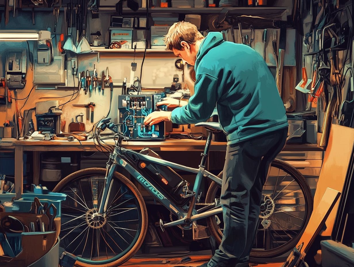 Essential tools and equipment for electric bicycle repairs