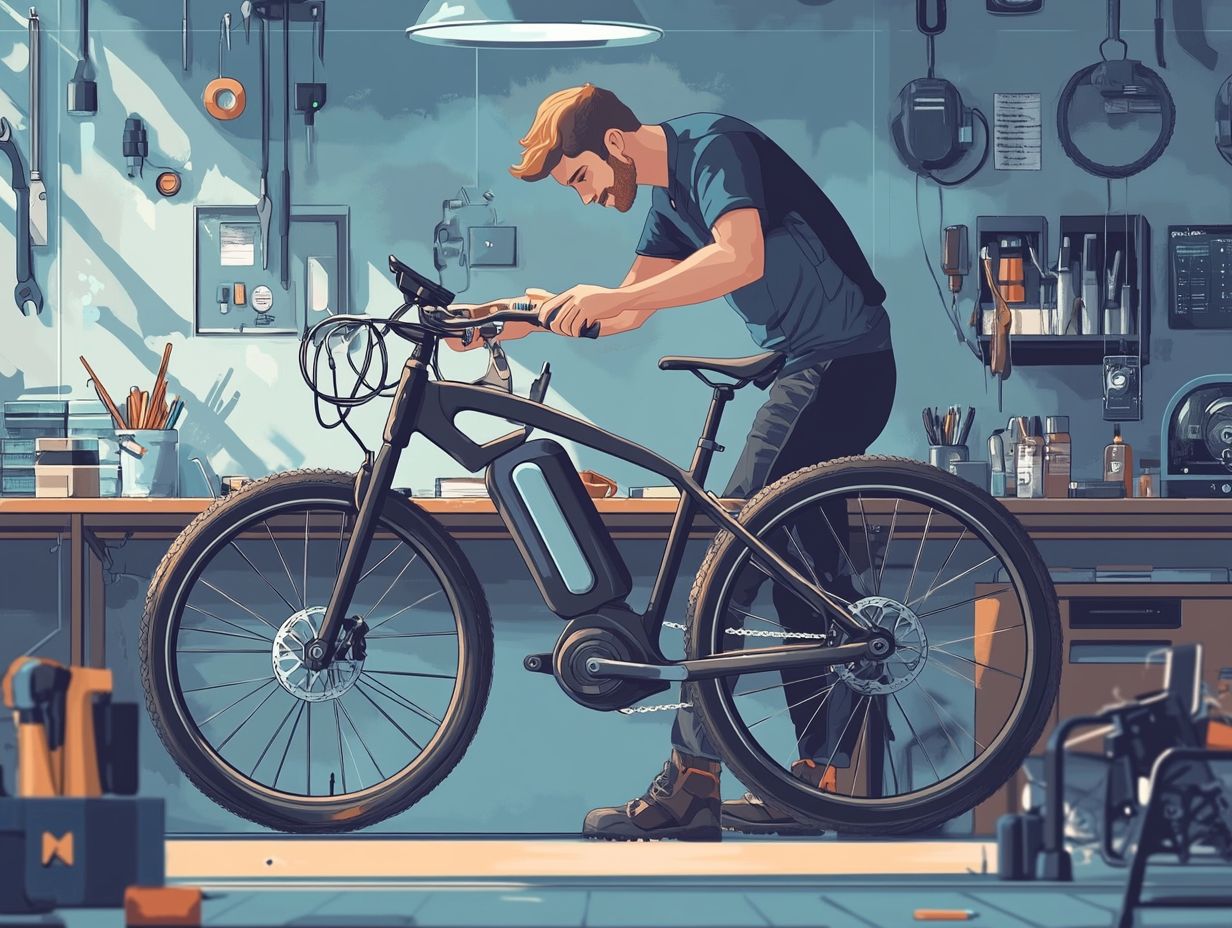 What are the most common issues with electric bicycles that require repair?