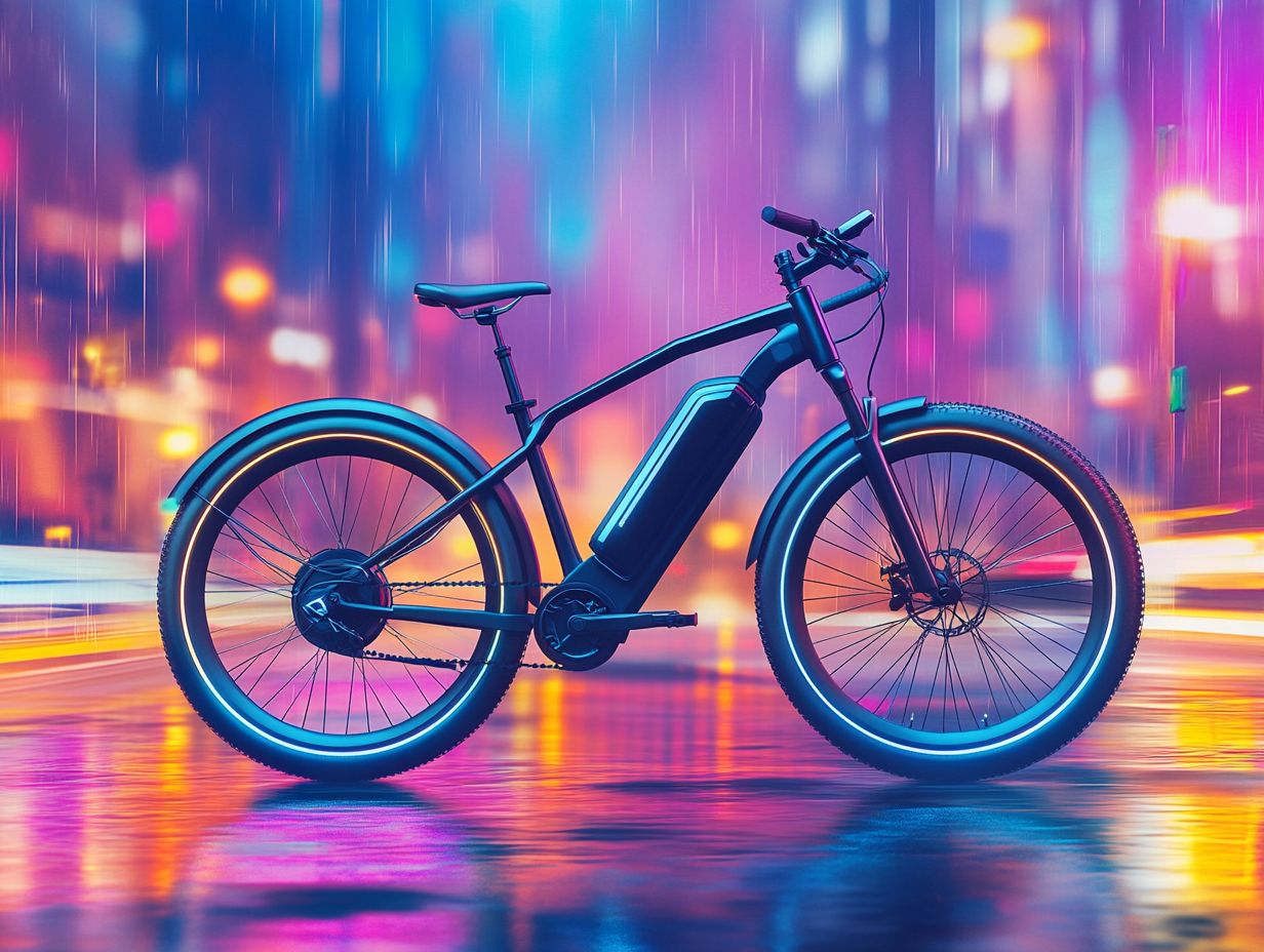 Various anti-theft devices for e-bikes