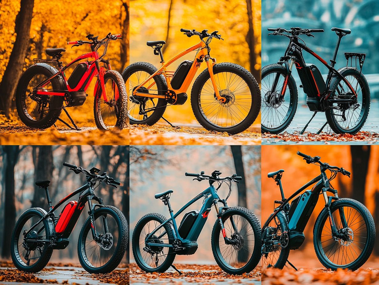 Infographic summarizing key takeaways about electric bike brands.