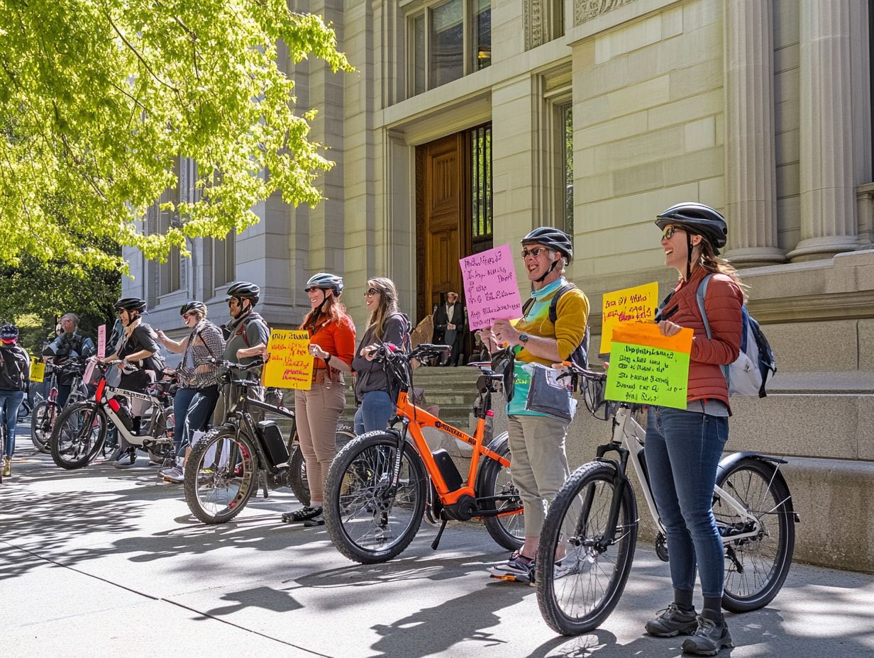 Why is advocacy important for electric bicycle legislation?