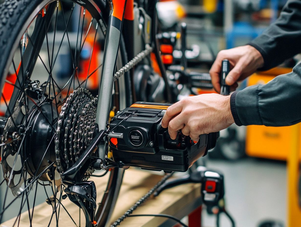 Illustration of Advanced Maintenance Techniques for E-bikes