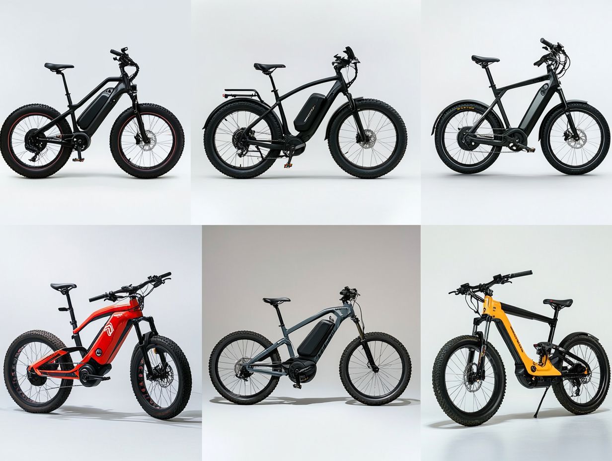 Image depicting frequently asked questions about electric bicycles