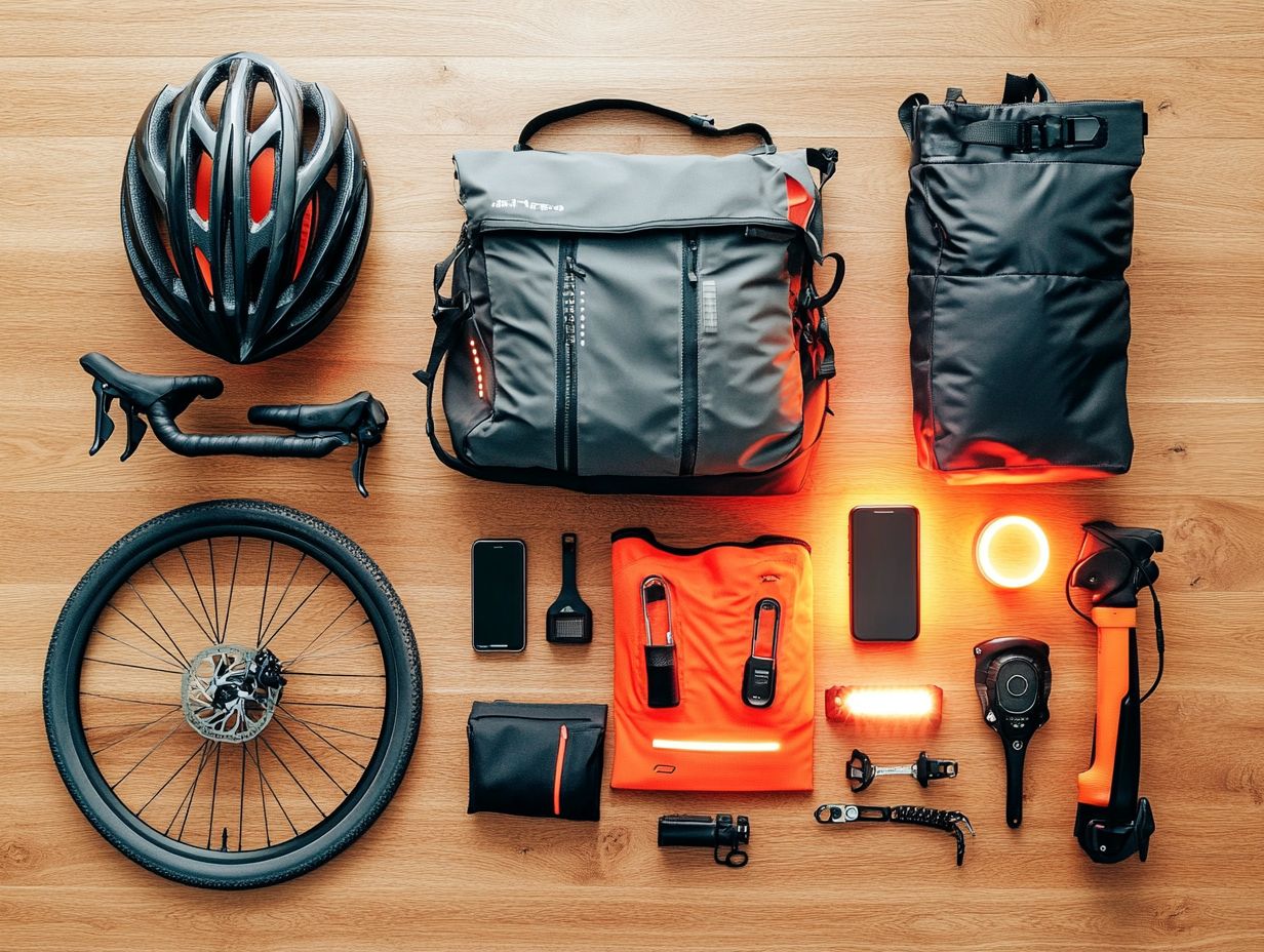 A shiny bike bell for enhanced safety on the road