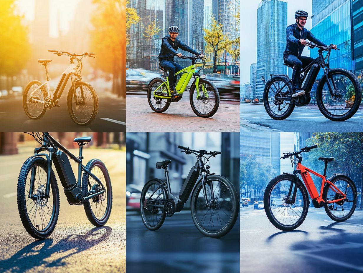 Different types of electric bicycles for commuters